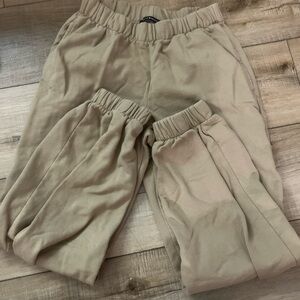 Tan brandy sweats